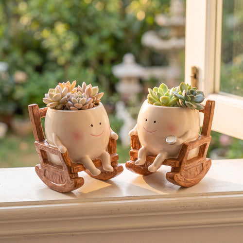 Happy Rocker Pot