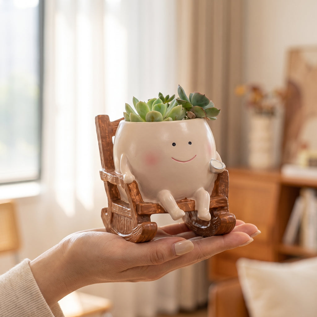 Happy Rocker Pot