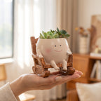 Happy Rocker Pot